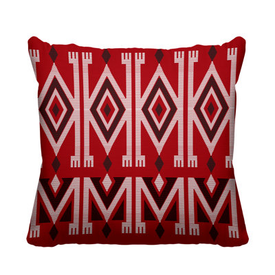 Coussin décoratif intérieur / extérieur Akin Abstract Tribal