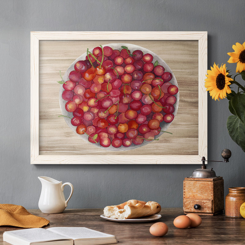 «Bowls Of Fruit IV», peinture sur toile encadrée, Blanc, H 18 po x l 26 po x P 1,5 po
