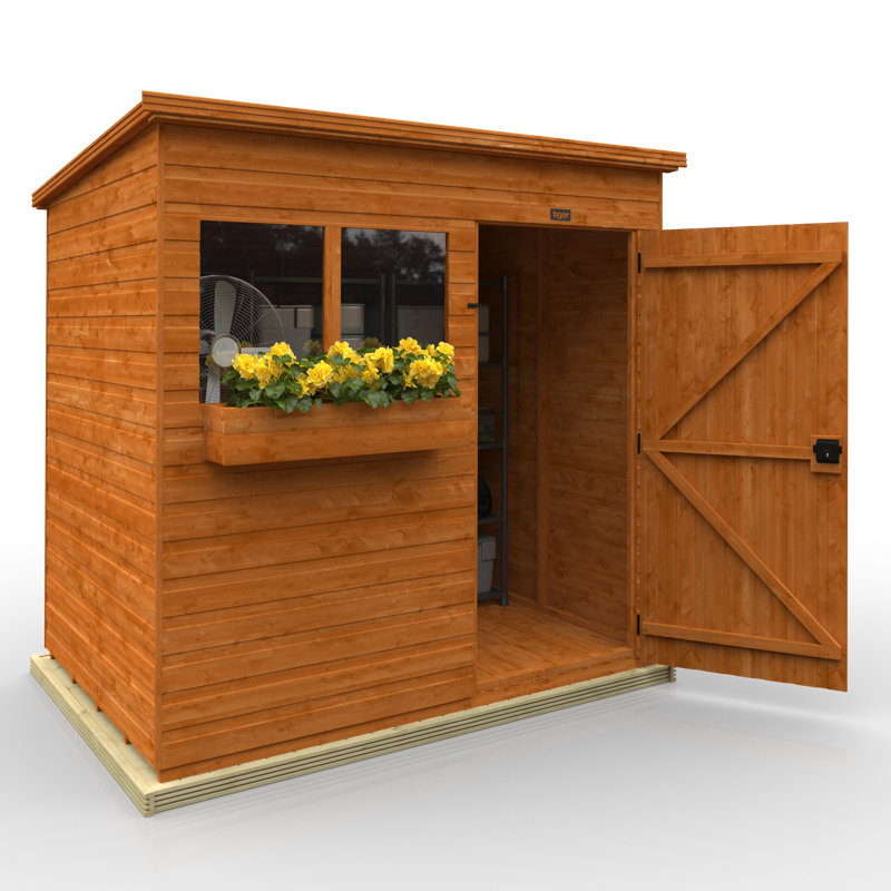 7x5w Tiger Shiplap Pent