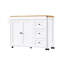 74.8" Kitchen Island With Extendable Dining Table-1619657289