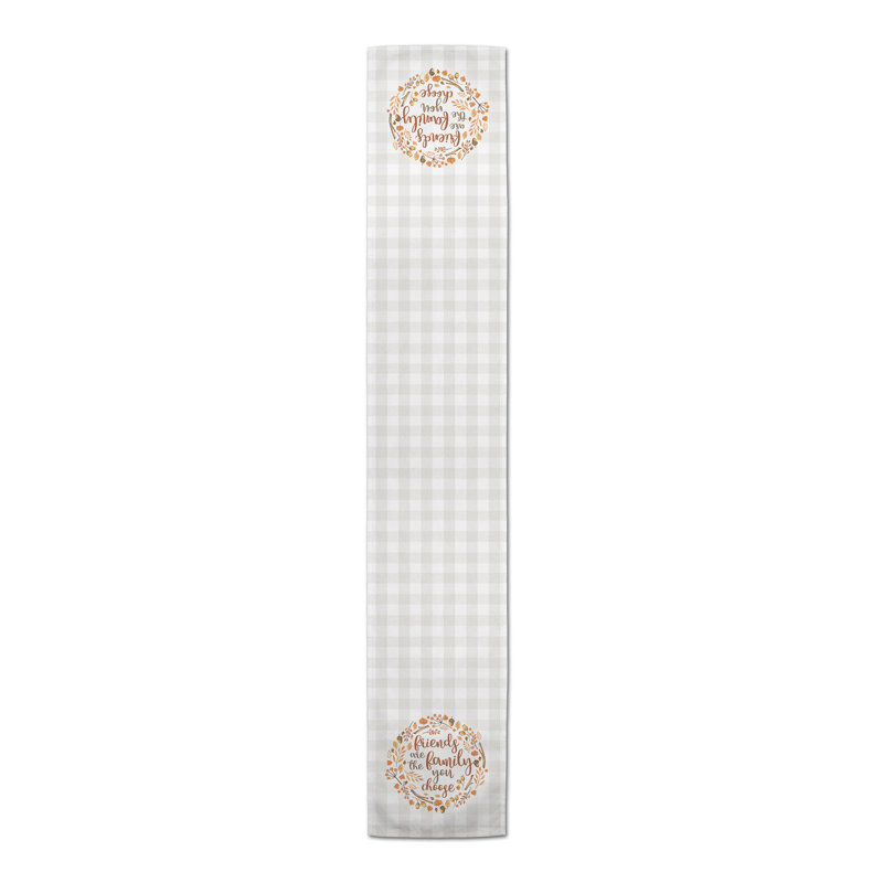 Illman Friends are Family You Choose Table Runner, 90" x 16"