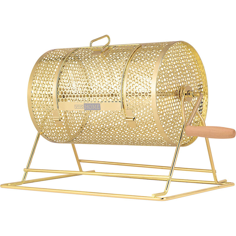 Tambour plaqué avec poignée tournante, H 11,2 po x l 14,76 po x P 10,63 po