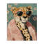 Glam Cheetah en toile de fourrure rose, design par The Prints Vibe-445991909