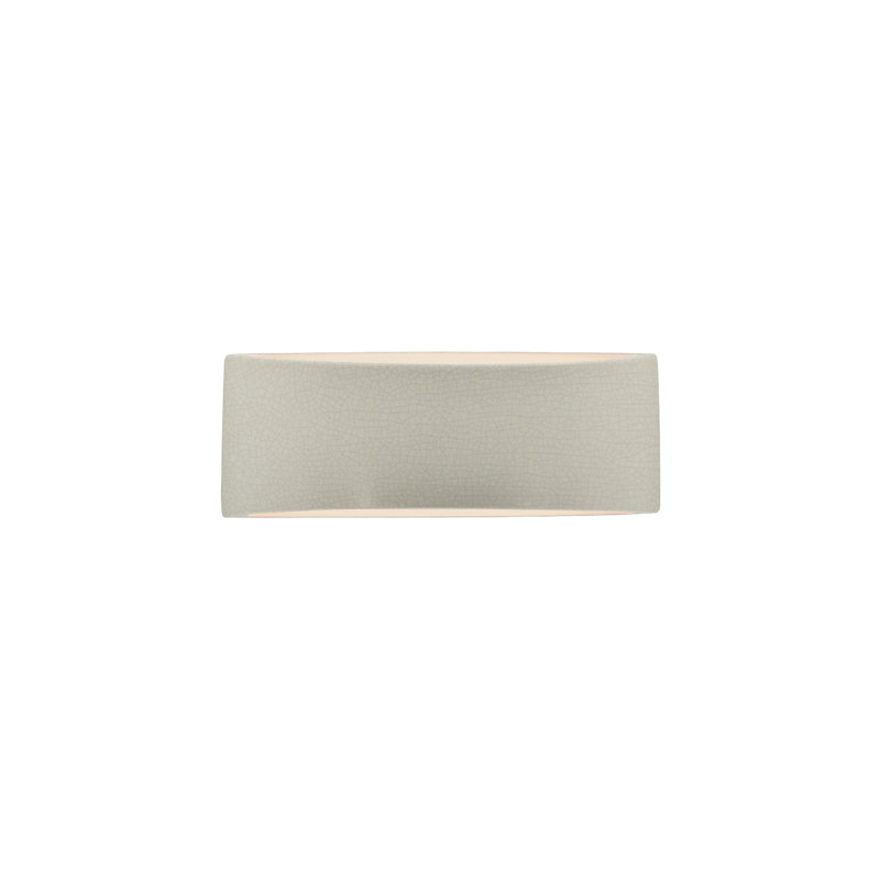 H 5 po x l 13 po x P 4 po, Incandescent, Blanc craquelé