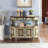 Picture Color Solid Wood Free Form Console Table-896209834