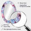 Exquisite Purple Beauty Floral Pattern - Floral Round Mirror Wall Decor_MTMIR126002-122496891-122496895