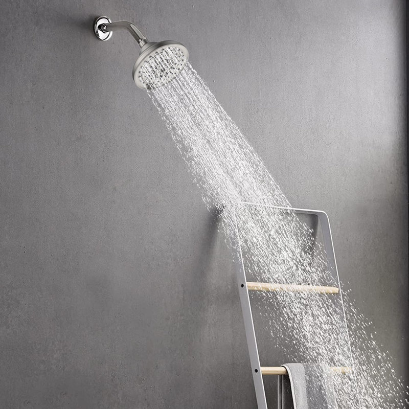 Pomme de douche réglable multifonction, Nickel brossé