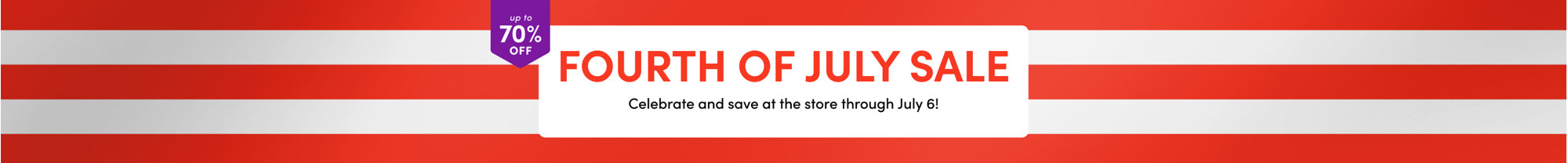 fourth of july sale