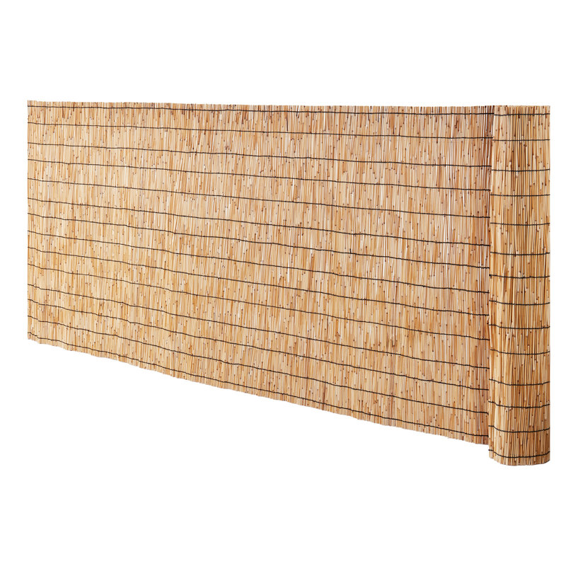 Pare-étincelles pour clôture intime VEVOR Reed, 13,3 pi x 3,3 pi, Brun orangé