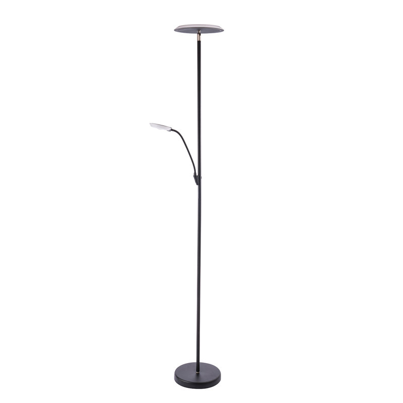Lampe torchère sur pied 72 "à DEL, Noir