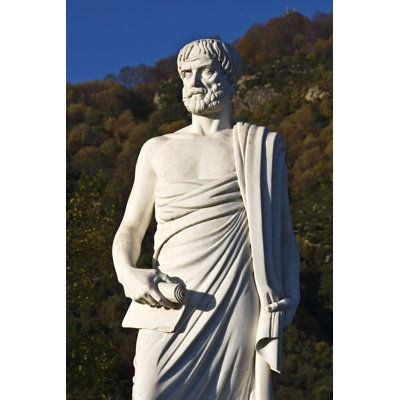 Statue d'Aristote - photographie sur toile tendue