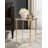 Oxendine Glass Top End Table