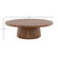 Table basse simple en bois massif Armstrong