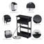 40cm W Metal Bedside Table-914059248