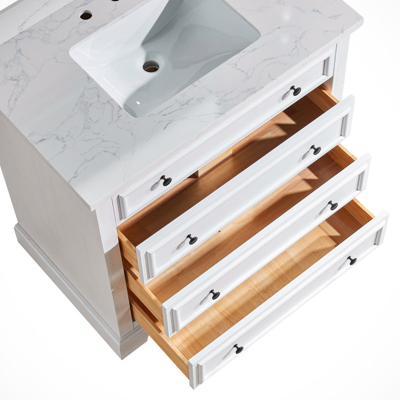 Meuble-lavabo autoportant simple avec lavabo Philip