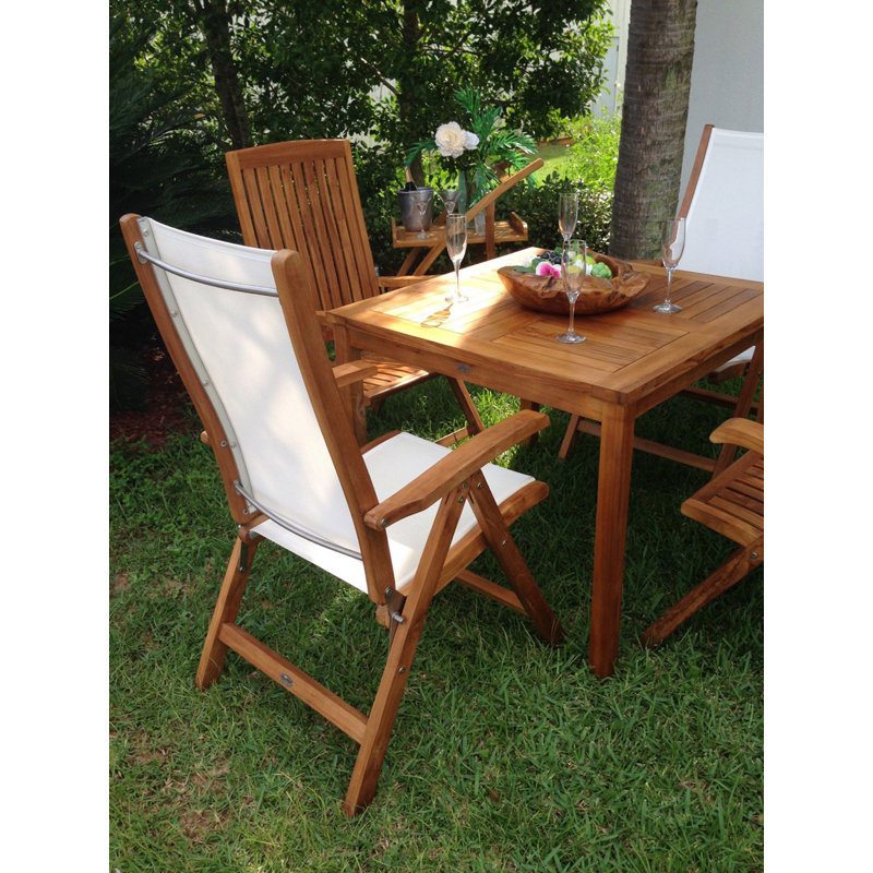 California Outdoor Teak Dining Armchair
