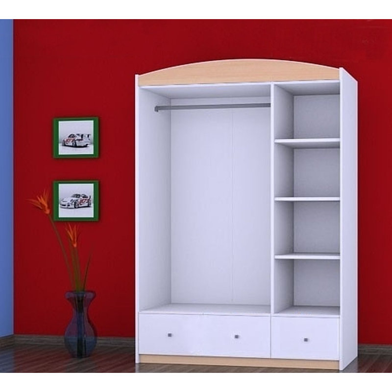 Ornelas 3 Door Wardrobe, Beige