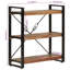 Polemenakos 80 cm H x 77 cm W Solid Wood and Iron Etagere Bookcase
