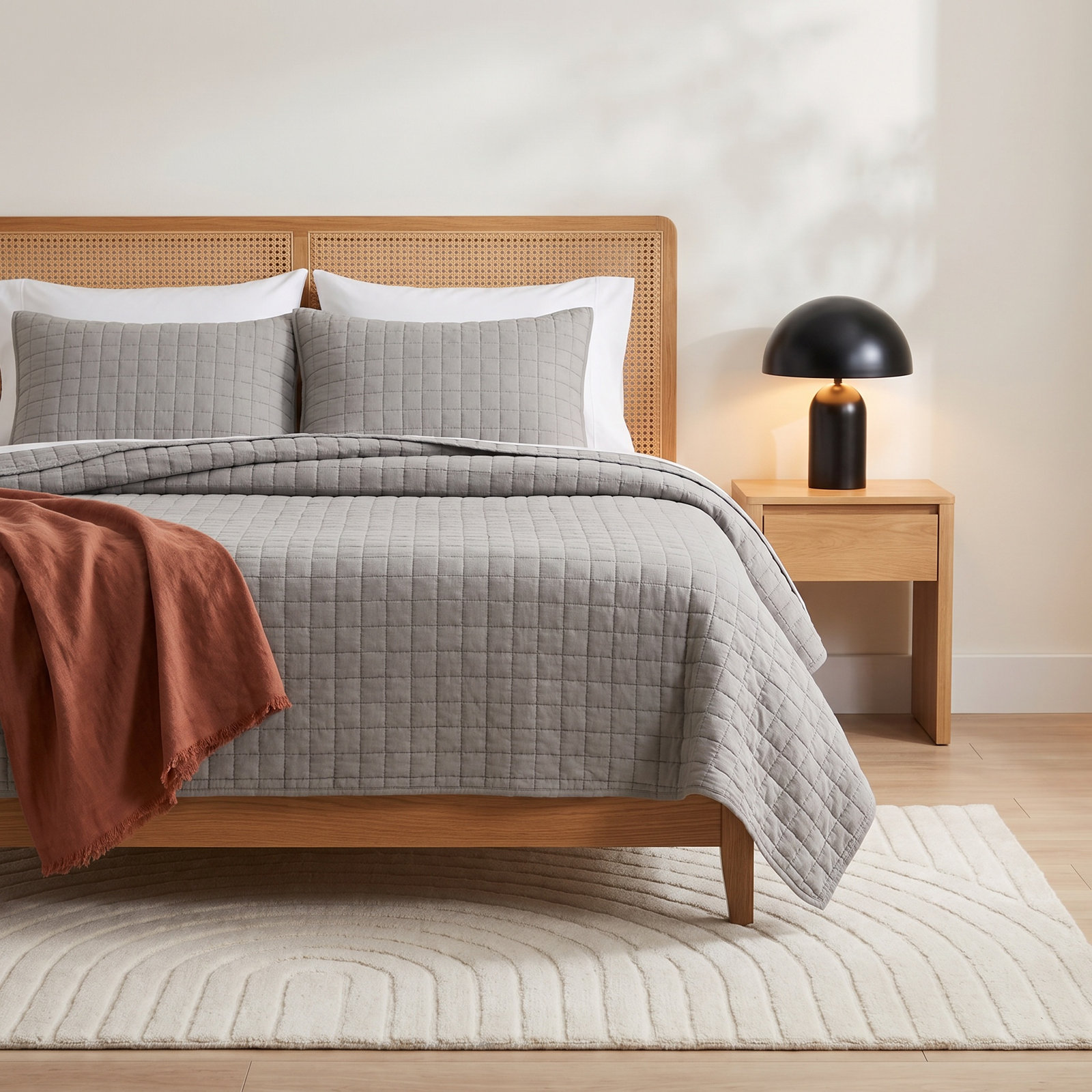 Nashoba Cotton Quilt Set, Queen Quilt
