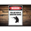 Panneau en aluminium «No Trespassing»-58278607