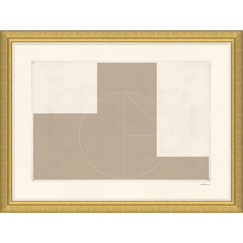 Euclid's Dream - Reproduction d'art graphique sur papier encadré, Pas de tapis, H 30,25 po x l 40,25 po x P 0,75 po
