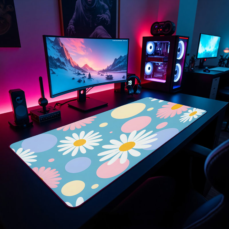 Polyester Desk Pad, 31.5x15.5