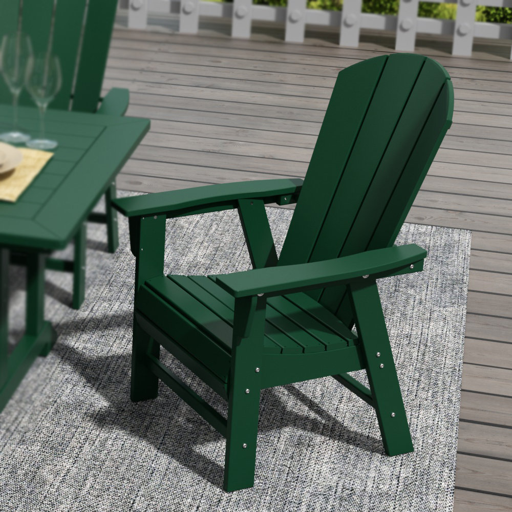 plastic adirondack chairs dark green