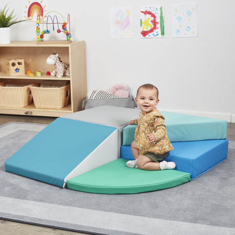 Ensemble de jeu ECR4Kids SoftZone, Contemporain, 10"H x 40"W x 40"D