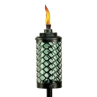 Torche en verre Tiki