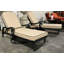 Ensemble de 3 chaises longues pivotantes Astoria