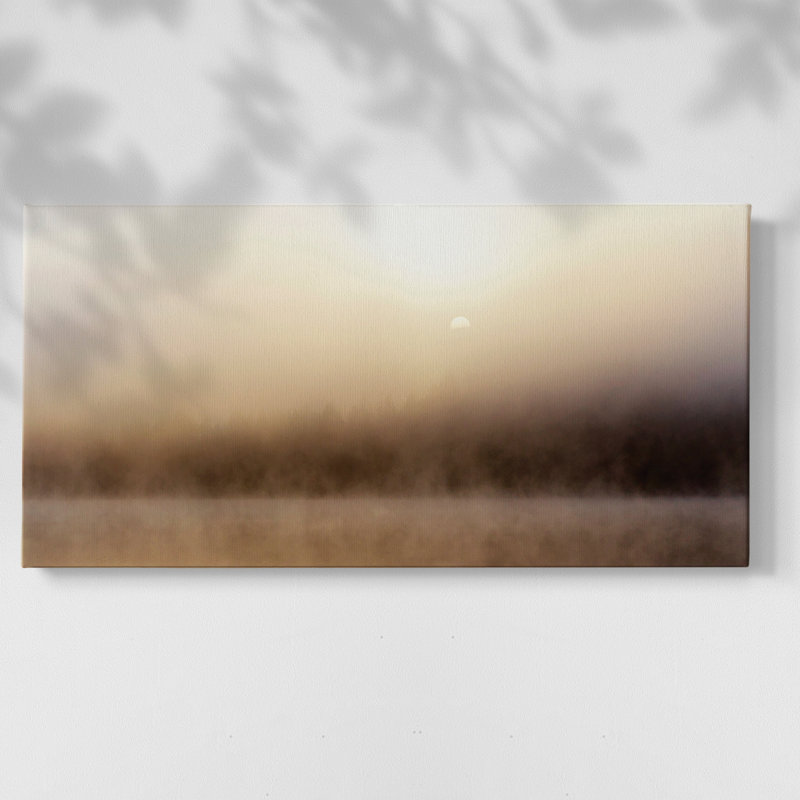 Break of Dawn - Toile tendue avec châssis - Prêt à accrocher, H 24 po x l 48 po