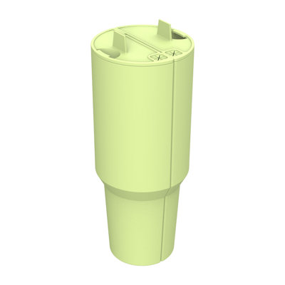 Silicone 2-in-1 Cup Liner for 40 Oz Cup Creative Drink Separator Stylish Emerald Design Food-Grade