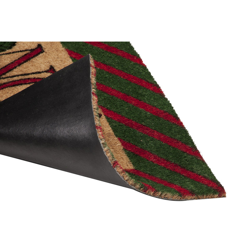 Tapis de porte d'extérieur 30 po x 18 po Arazia Noel