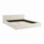 Structure de lit tapissier grand avec tissu chenille-666320196