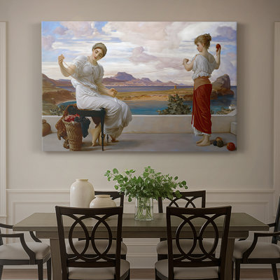 Winding the Skein-Frederic Leighton-Gallery Wrapped Canvas-c. 1878