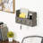 Willshire Solid Wood Wall Organizer with Key Hooks and Mail Storage