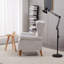 Ensemble de fauteuil et table basse avec pieds en bois robustes-1380888235