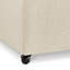 Espace de rangement de luxe - Table basse spacieuse 45 po x 24 po 17,5 po avec siège en tissu lin et avoine-77266355