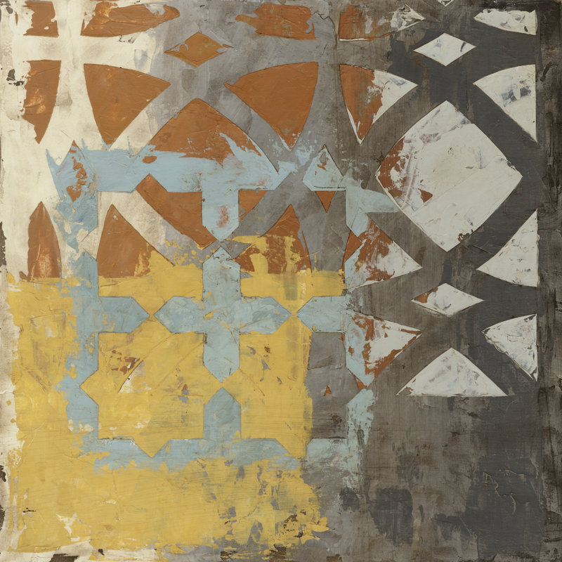 Four Stars II by Megan Meagher - Wrapped Canvas Painting, 122cm H x 122cm W