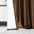 Onecre Grommet Faux Silk Blackout Curtains - Single Panel Drapes (1 Panel)-584156448-584156632