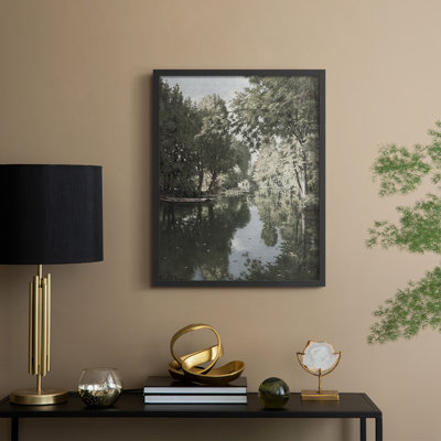 Vintage Landscape XLI Framed Print - Solid Wood