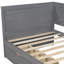 Lit de jour simple en bois avec 2 tiroirs et garde-corps rustique-1388398644