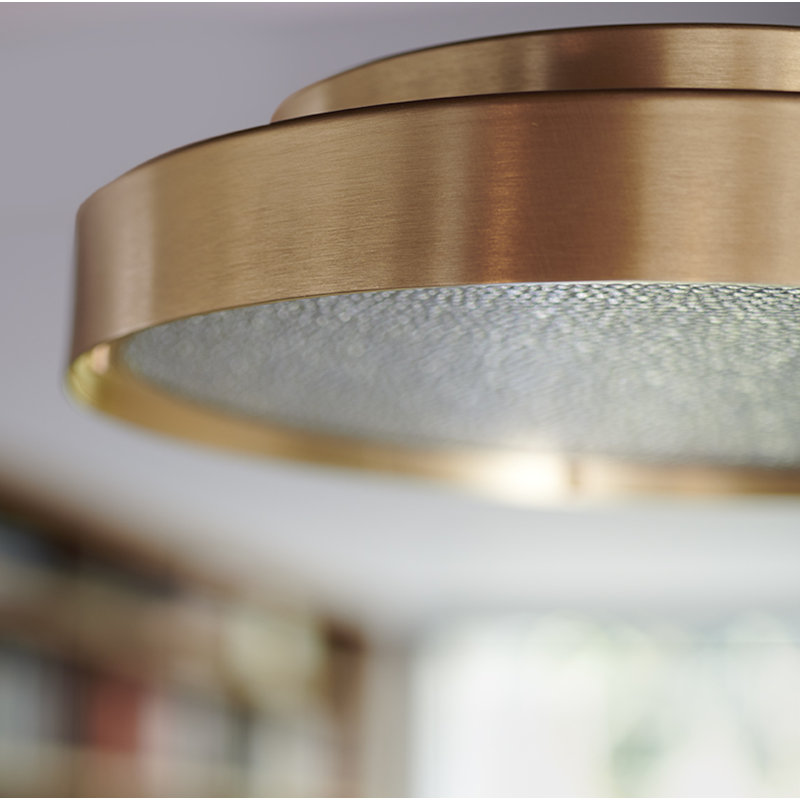 Berlin 2 - Light LED Flush Mounted Sconce, 11.8" H x 11.8" W x 3.9" D