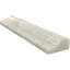 White Carrara 2" x 12" F1 Chair Rail Marble Look Wall Liner