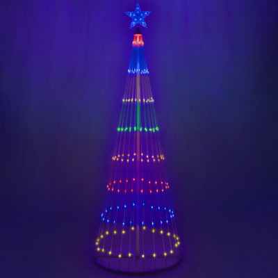 LED Lightshow Trees Freestanding Christmas Outdoor Decoration