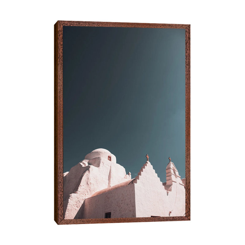 Greece XXXI 1 Piece Wall Art on Canvas, 152.5 cm H x 101.5 cm W, Classic Wood Framed