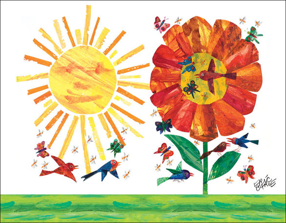 «Garden» par Eric Carle, art sur toile
