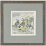 Stormy Waves Print by Daughdrill