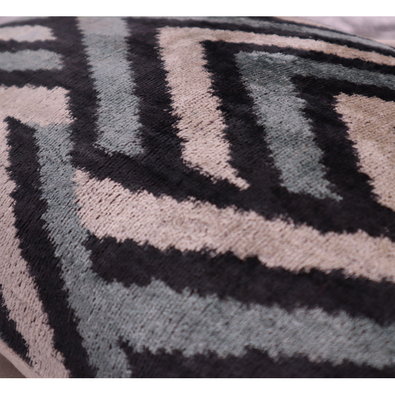 Lumbar Pillow Cover & Insert, Chevron
