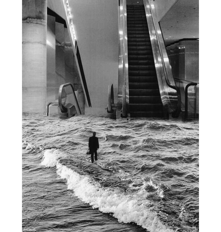 The Escalator, 24" H x 18" W